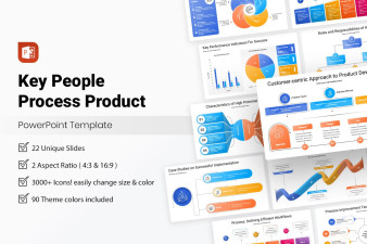 Key People Process Product PowerPoint Template